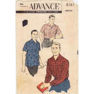   Sewing Pattern Mens Sports Shirt Chest 38   40: Arts, Crafts & Sewing