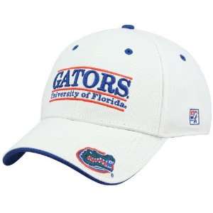    The Game Florida Gators White Bar Flex Fit Hat: Sports & Outdoors