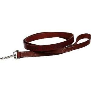    Coastal Pet Personalized Leather Leash in Brown
