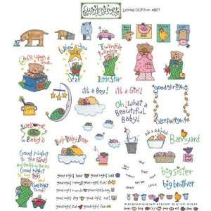 Hush Baby Bear Embroidery Designs by Sue Dreamer on a Multi Format CD 