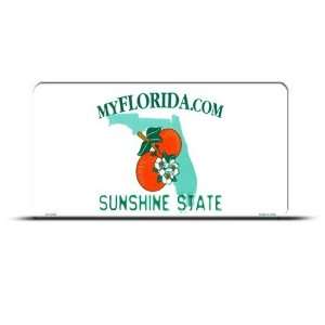    Florida State Metal License Plate Wall Sign Tag Automotive