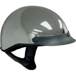  Chrome DOT motorcycle helmet: Automotive