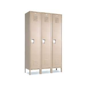  3 Wide Single Tier Locker (54Wx72Hx18D) Office 