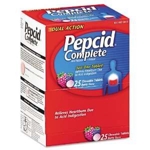Complete Acid Reducer and Antacid, Tropical Fruit Flavor, 25 Doses/Box 