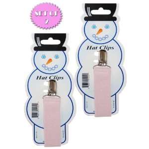 Hat Clips   Dont Lose Your hat (Pink)   Great for back to School   2 