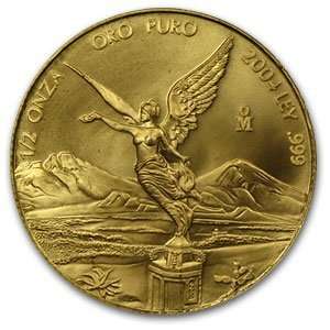  2004 1/2 oz Gold Mexican Libertad (Brilliant Uncirculated 