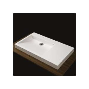  Lacava Vanity Top Lavatory W/ Shelf On The Right 5105 001 