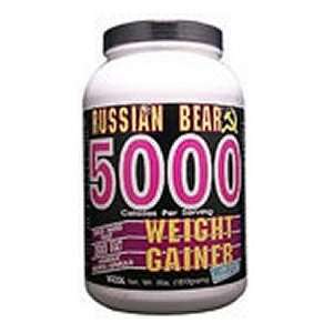     Russian Bear 5000 Weight Gainer   Ice Cream Vanilla, 4 lb powder