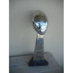  Pittsburgh Steelers Autographed Nfl Replica Trophy: Sports 