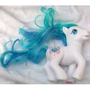  4 My Little Pony White with Blue Real Hair, Replacement 