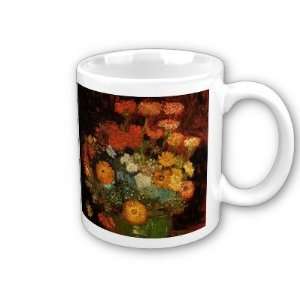  Vase with Zinnias by Vincent Van Gogh Coffee Cup 