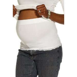 Ingrid & Isabel White Lace Maternity Belly Band  Bellaband Size 1 