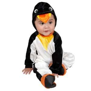  Charades Costumes Penguin Infant Costume / Black/White   Size New Born