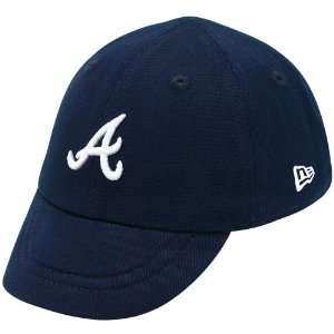  New Era Atlanta Braves Navy Infant Batter Up Flex Fit Hat 