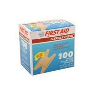 1602033 Bandage First Aid Wound LF Sterile Fabric 3 Knuckle Strip 100 