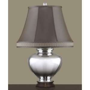 Martha Stewart Silvered Glass 26 High Table Lamp