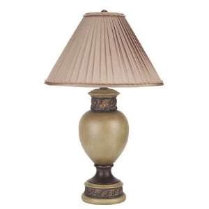    Antique Crackle Resin Traditional Table Lamp