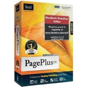  Serif Inc PPX6USMBRTST Pageplus X6 Student Teacher Edition 
