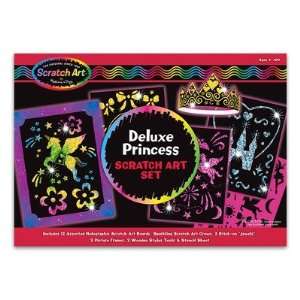    Melissa & Doug Deluxe Princess Scratch Art set: Toys & Games
