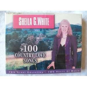   WHITE 100 Country Love Songs 2x cassette NEW Sheila G White Music