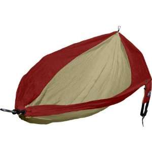  Eagles Nest Outfitters Double Deluxe Hammock Tomato/Khaki 