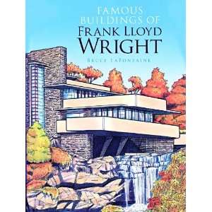  Famous Buildings of Frank Lloyd Wright Coloring Book Toys 