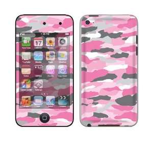  Apple iPod Touch 4th Gen Skin Decal Sticker   Pink Camo 