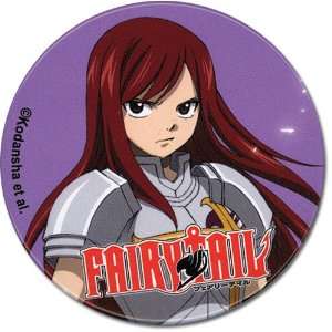  Fairy Tail Erza Button: Toys & Games