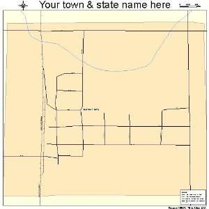  Street & Road Map of Garden City, South Dakota SD 