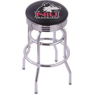  Northern Illinois University Steel Stool with 2.5 Ribbed 
