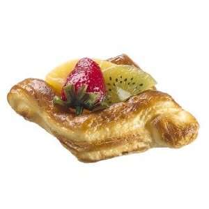  fake artificial puff pastry with strawberry