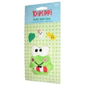    Keroppi Fluffy Stick Ons Self Adhesive Sticker Toys & Games