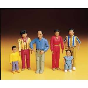   Poseable Families   African American   6 Piece Set