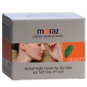 Moraz Galilee Medical Herbs Herbal Night Cream for Dry Skin, 1.7 fl oz