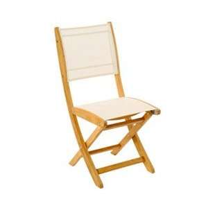   Greenwich Point Teak Sling Folding Dining Chair: Patio, Lawn & Garden