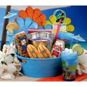Summer Bucket Fun Gift Basket  Grocery & Gourmet Food