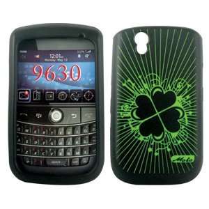 : Blackberry Tour 9630 LEAF CLOVER Irish Silicone/Gel/Soft/Cover/Case 
