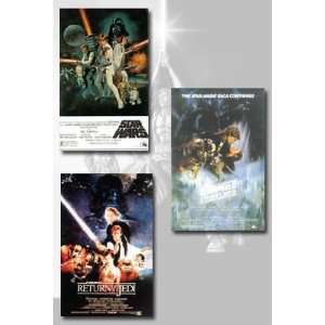  Star Wars   Episode IV, V, VI   Movie Poster Set (3 