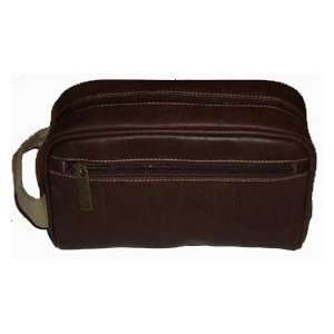  Mens Kenneth Cole Reaction Toiletry Travel Bag Brown 