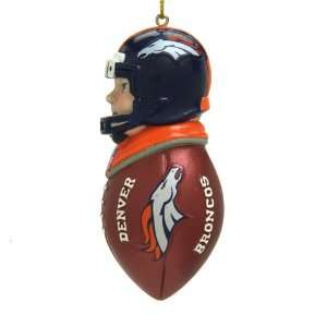  BSS   Denver Broncos NFL Team Tackler Player Ornament (4.5 