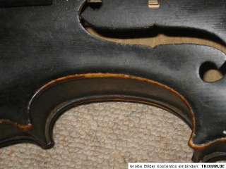 Interesting old Violin NR violon, 1 part back needs repair  