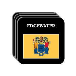  US State Flag   EDGEWATER, New Jersey (NJ) Set of 4 Mini 