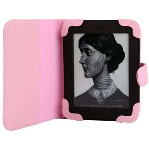  ProTek Folio Pink Leather Case with Screen Protector For 