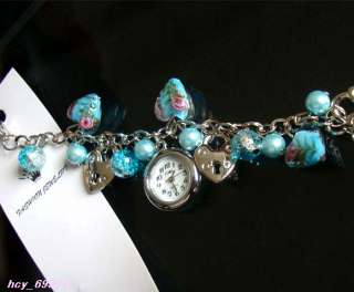 Wholesale 5pcs Classy Cute Handmade Chain Bead Watches  