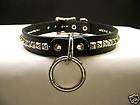 CONE STUDDED O RING CHOKER HOT TOPIC GOTHIC PUNK EMO ROCK SIZE L/XL