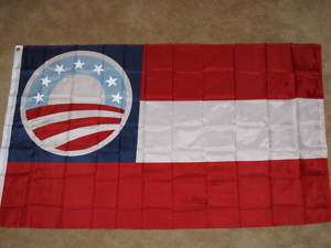 FIRST NATIONAL DNC FLAG 3x5 DEMOCRATIC PARTY OBAMA F936  