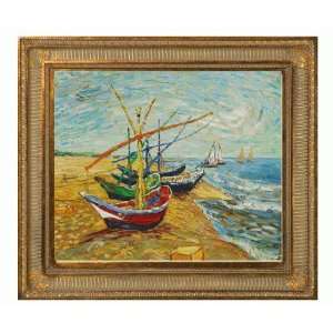  Paintings: Fishing Boats on the Beach at Saintes Maries with Regal 