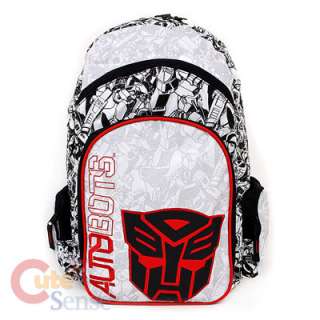 TransFormers Autobots School Backpack 18 Lap Top Bag :Large 