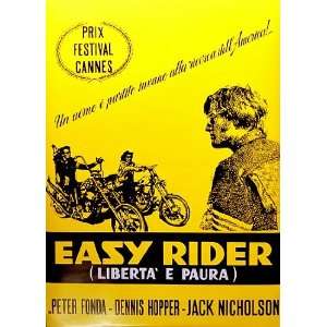  Easy Rider Canne Film Fest Promo Fonda 27x38 Poster Rare 