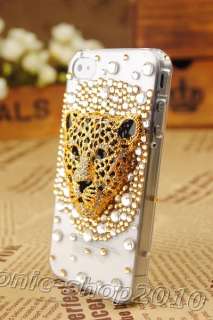 3D *Lion* Handmade Bling Bling Swarovski Crystal Cover Case For iPhone 